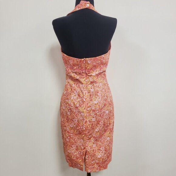 Vintage Moda International Womens Y2K Babydoll Lace Trim Dress Size 4 Preppy - Picture 3 of 11